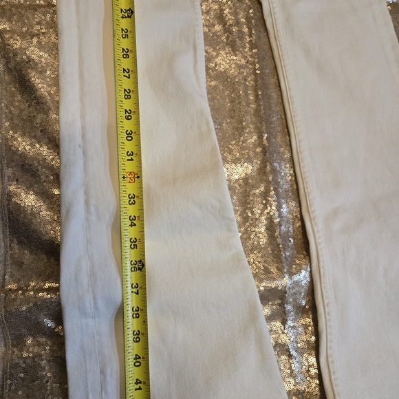 Zara White Flare Women's Jeans - Picture 7 of 8